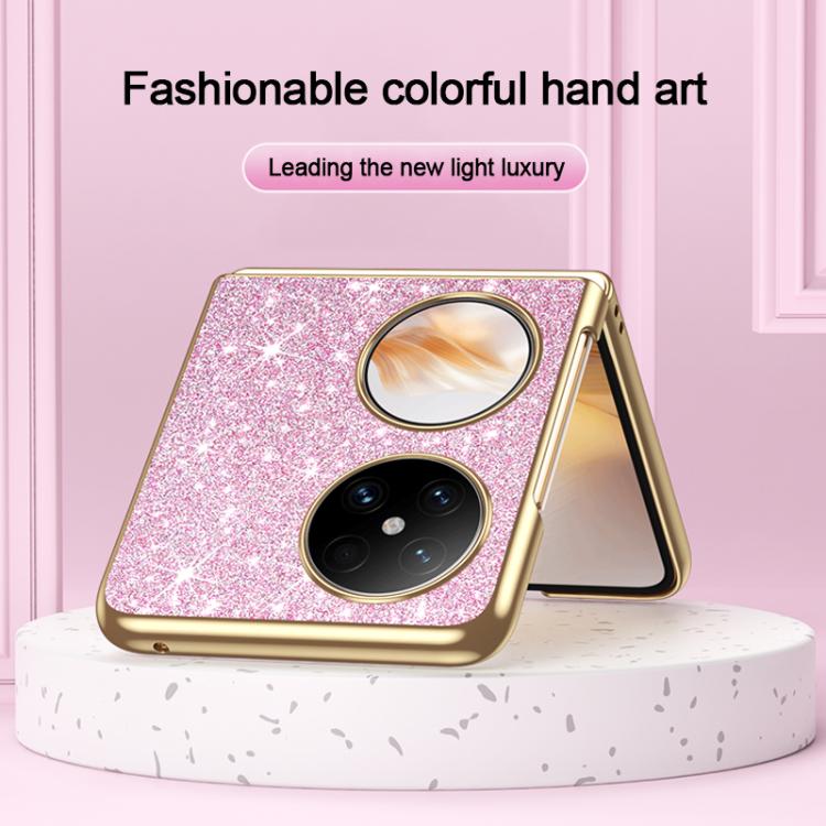 For Huawei Pocket 2 Electroplate Glittery Shockproof Phone Case