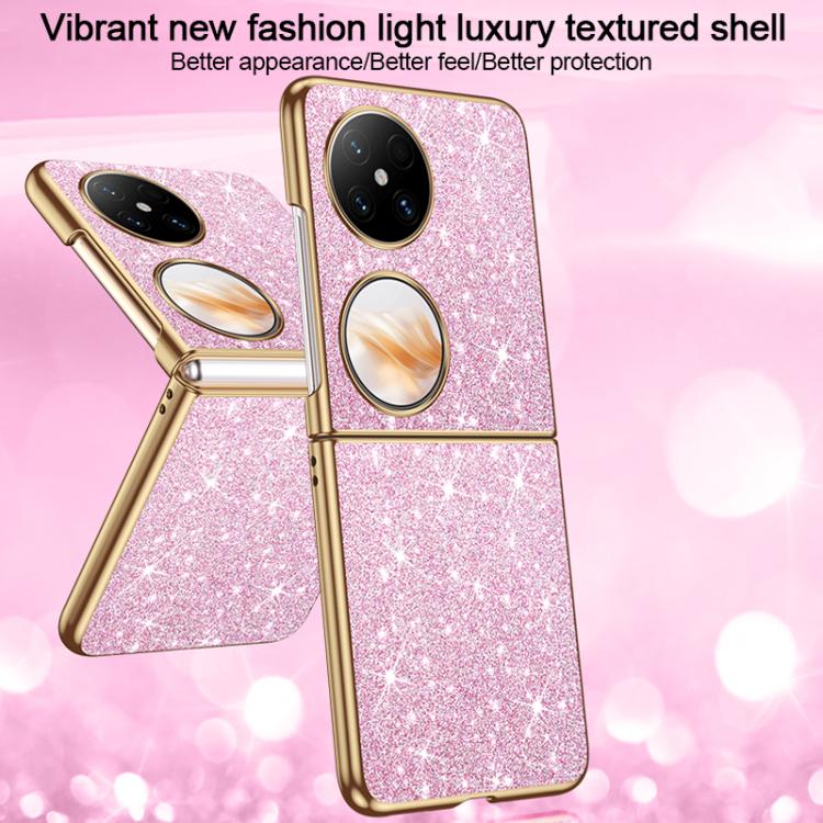 For Huawei Pocket 2 Electroplate Glittery Shockproof Phone Case