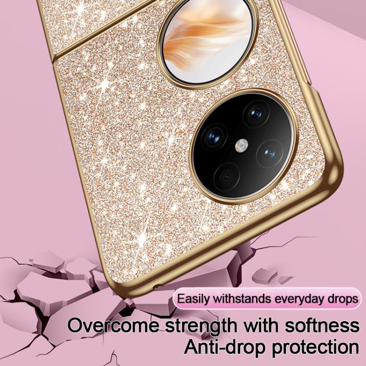 For Huawei Pocket 2 Electroplate Glittery Shockproof Phone Case