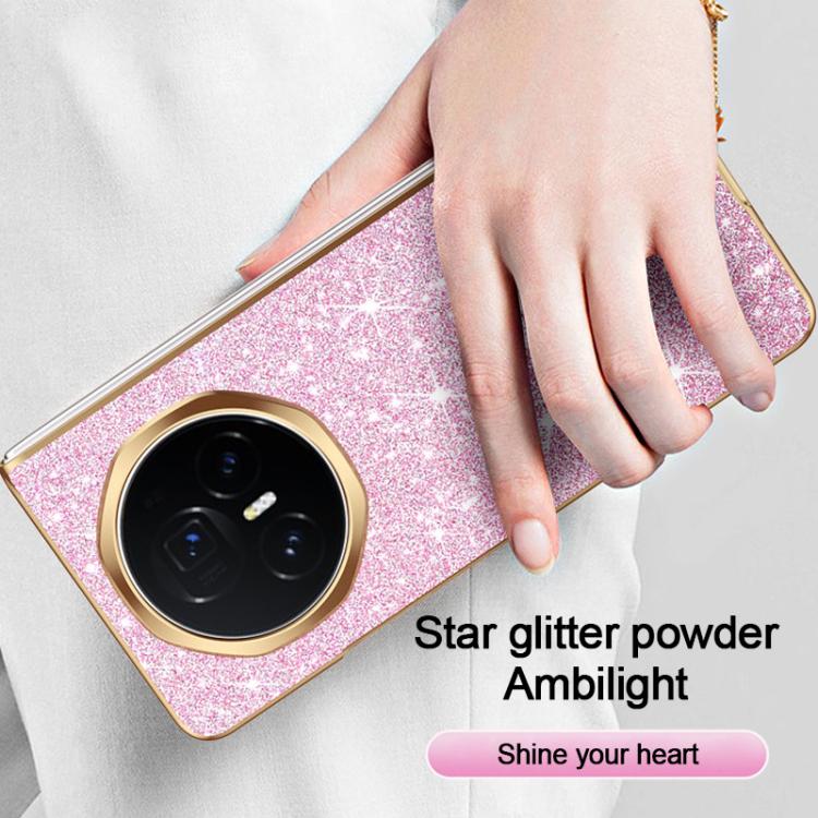 For Honor Magic V5 Electroplate Glittery Shockproof Phone Case