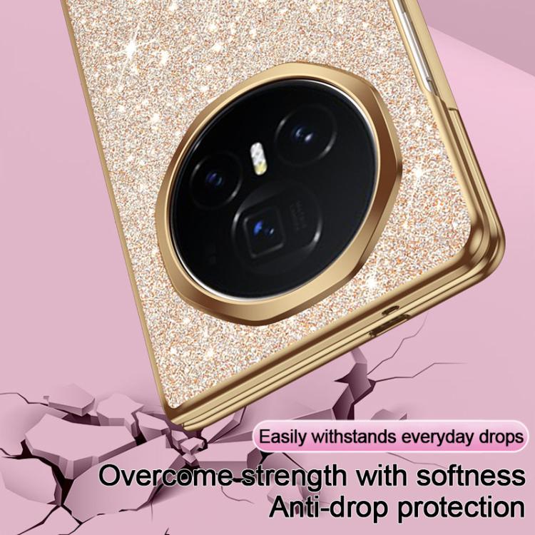 For Honor Magic V5 Electroplate Glittery Shockproof Phone Case
