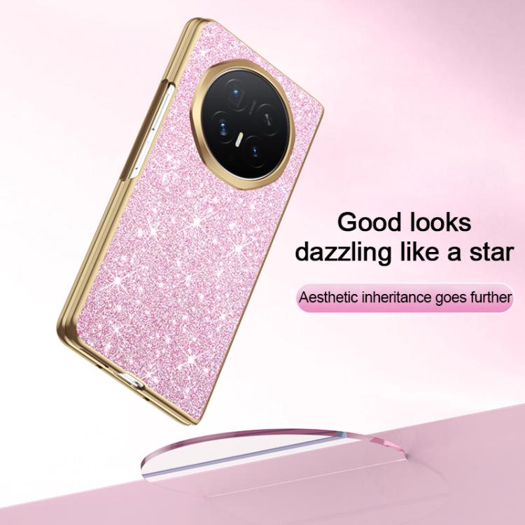 For Honor Magic V6 Electroplate Glittery Shockproof Phone Case