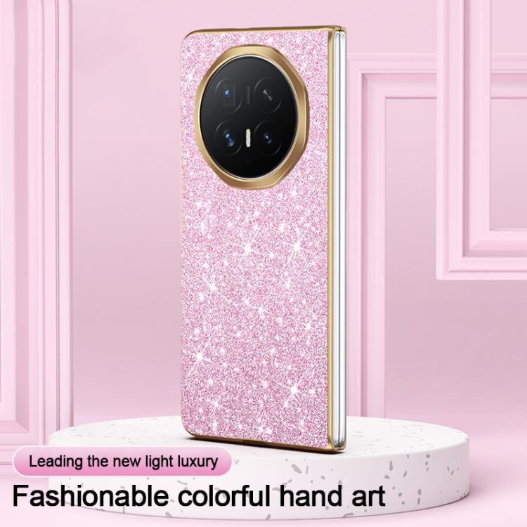 For Honor Magic V6 Electroplate Glittery Shockproof Phone Case