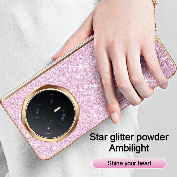 For Honor Magic V6 Electroplate Glittery Shockproof Phone Case
