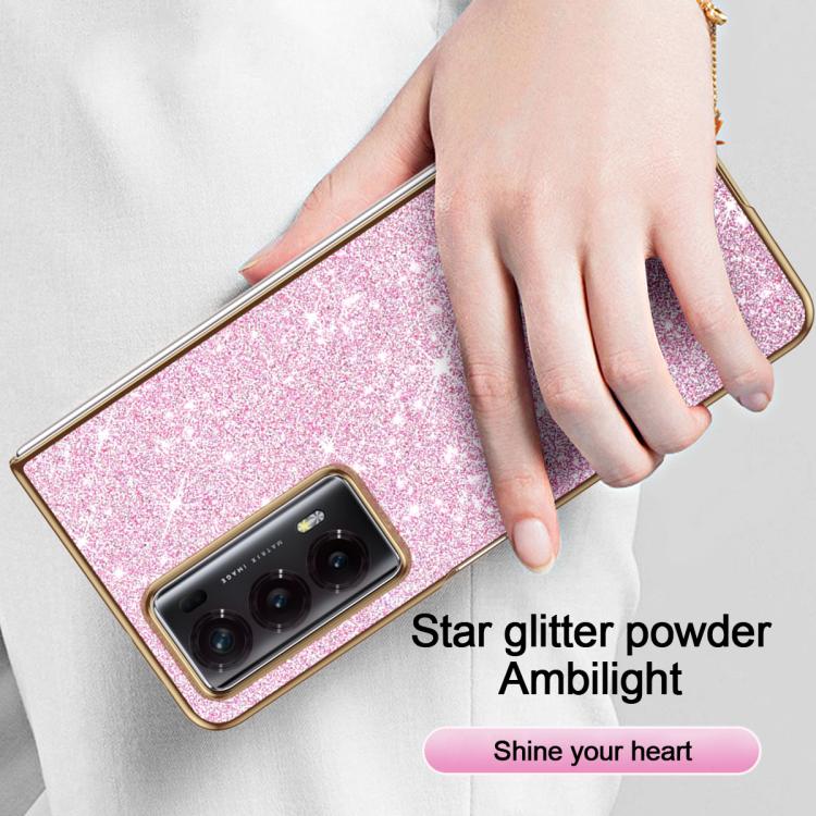 For Honor Magic V2 Electroplate Glittery Shockproof Phone Case