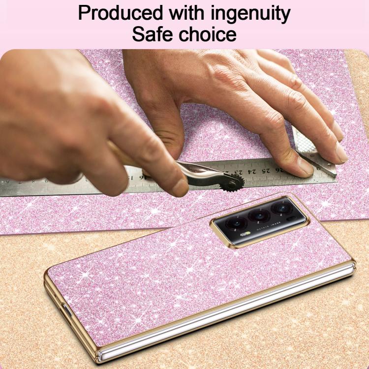 For Honor Magic V2 Electroplate Glittery Shockproof Phone Case