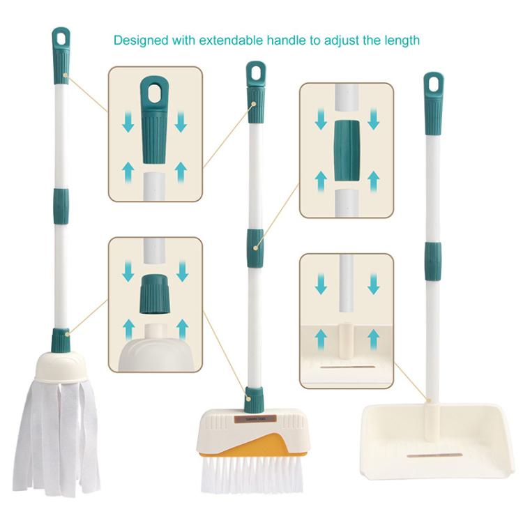 6801-49 12pcs / Set Children Pretend Play Simulation Mini Cleaning Kit