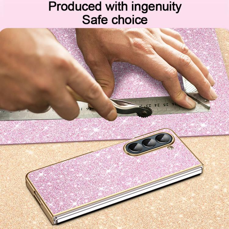 For Galaxy Z Fold5 5G Electroplate Glittery Shockproof Phone Case