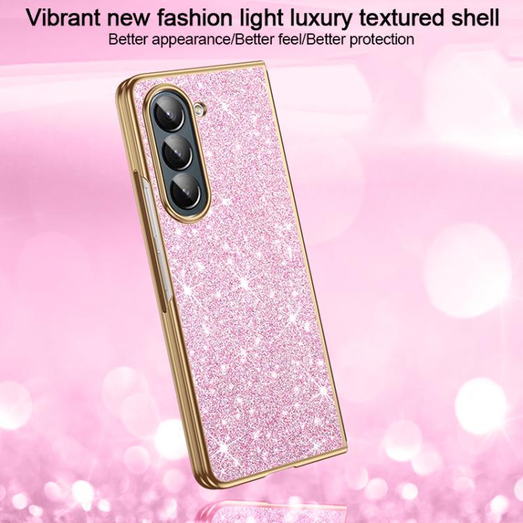 For Galaxy Z Fold5 5G Electroplate Glittery Shockproof Phone Case