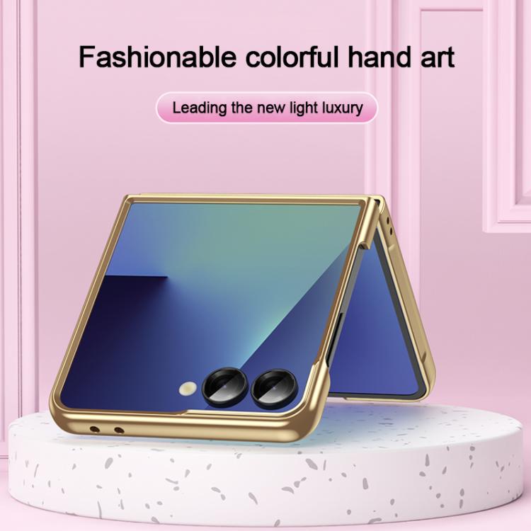 For Galaxy Z Flip7 5G Electroplate Glittery Shockproof Phone Case