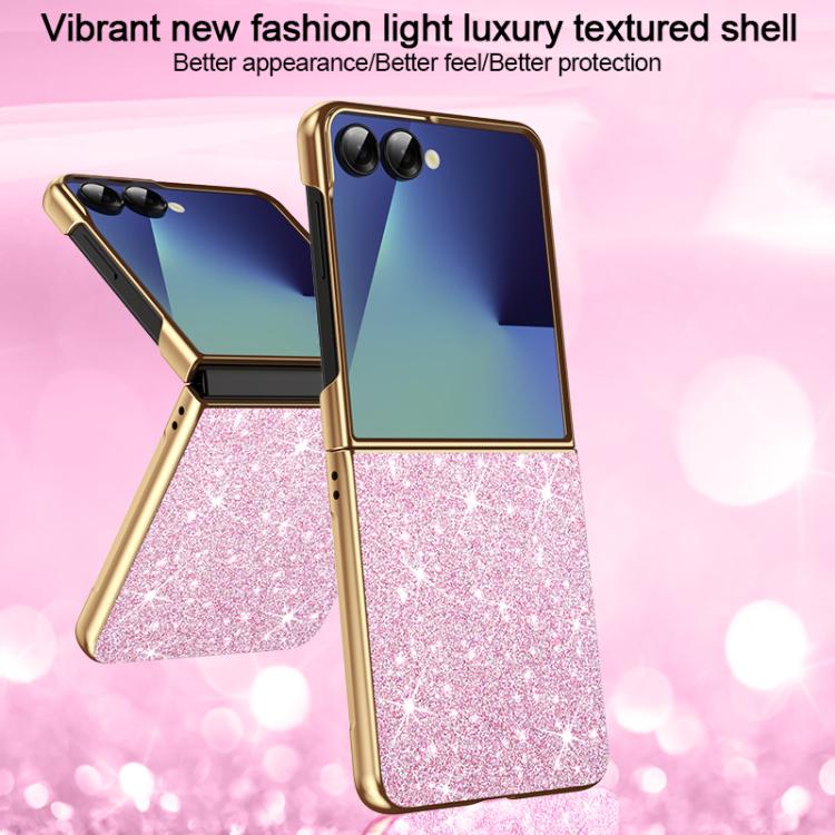 For Galaxy Z Flip7 5G Electroplate Glittery Shockproof Phone Case