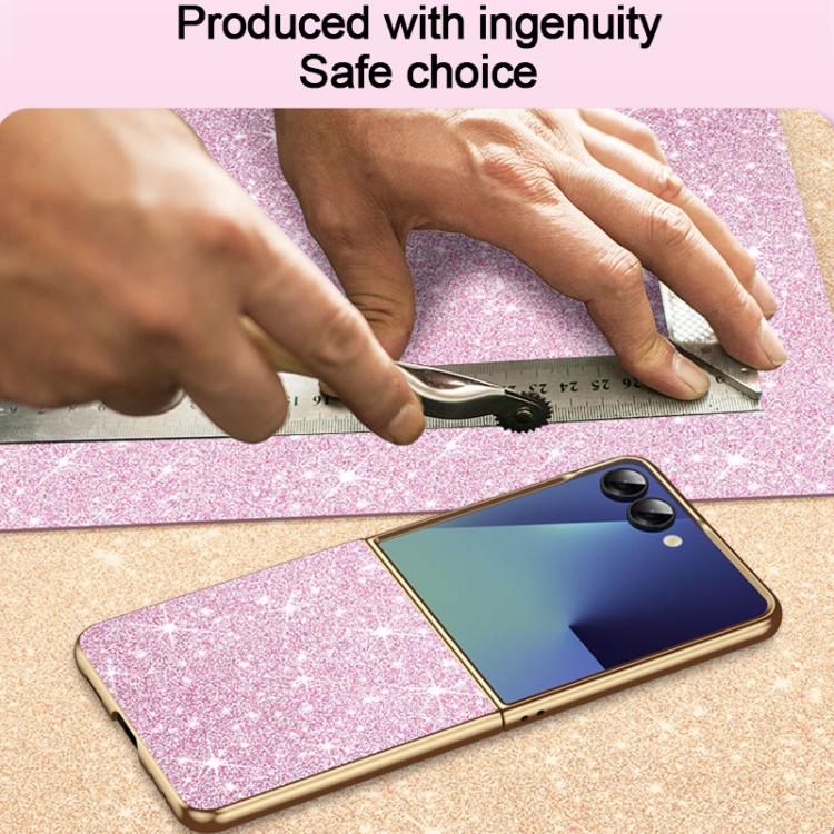 For Galaxy Z Flip7 5G Electroplate Glittery Shockproof Phone Case