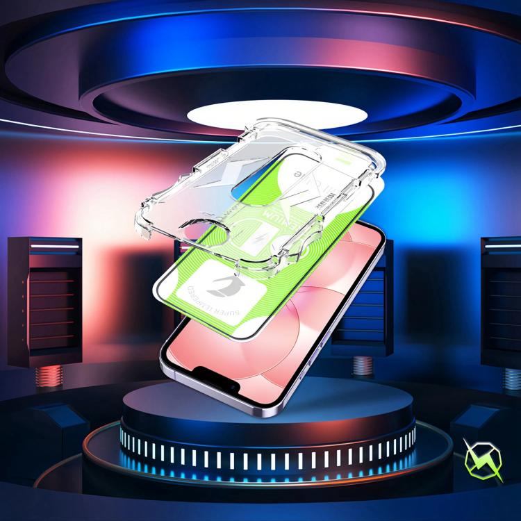For iPhone 17e / 16e / 14 / 13 Pro 10pcs 5D Curved Easy Install Dust-proof Box HD Tempered Glass Film