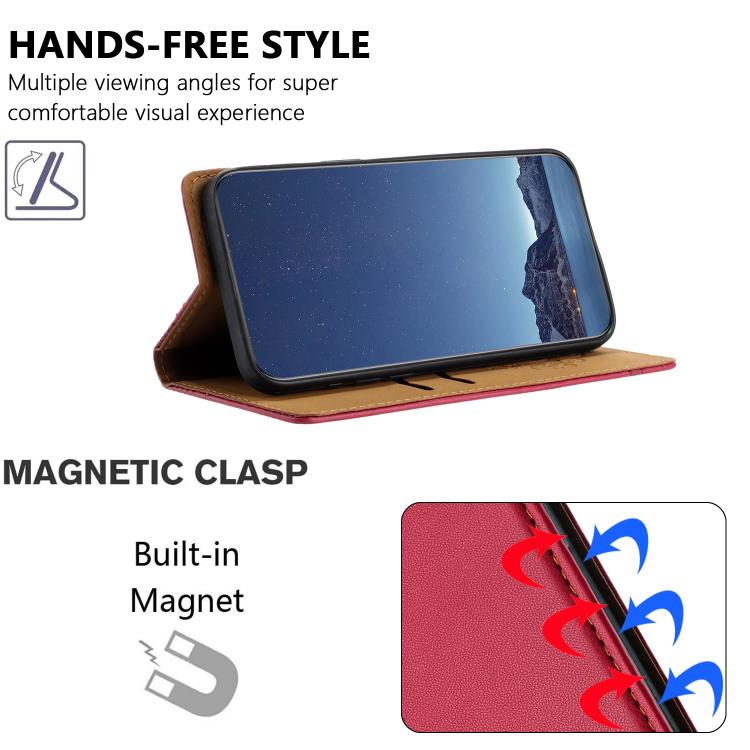 For Cubot Note 40 Stitching Design Scratch-Resistant Vegan Leather Phone Case