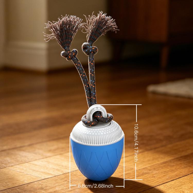 O20 Smart Automatic Pet Toy Ball Dog Training with Light & Sound & Rope