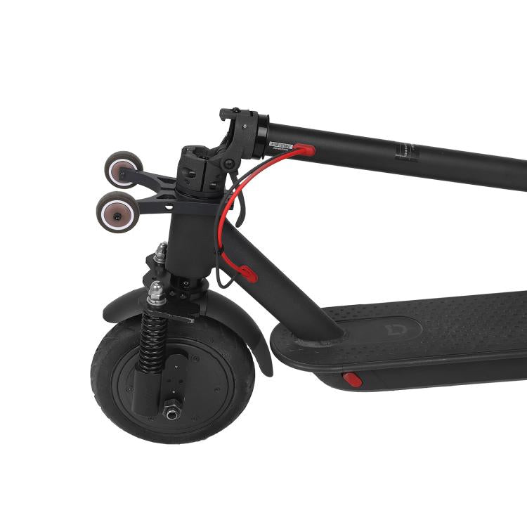 For Xiaomi Mijia M365 Pro / No.9 Scooter F30 / F40 Electric Scooter Auxiliary Wheels Folding Inverted Bracket - Black