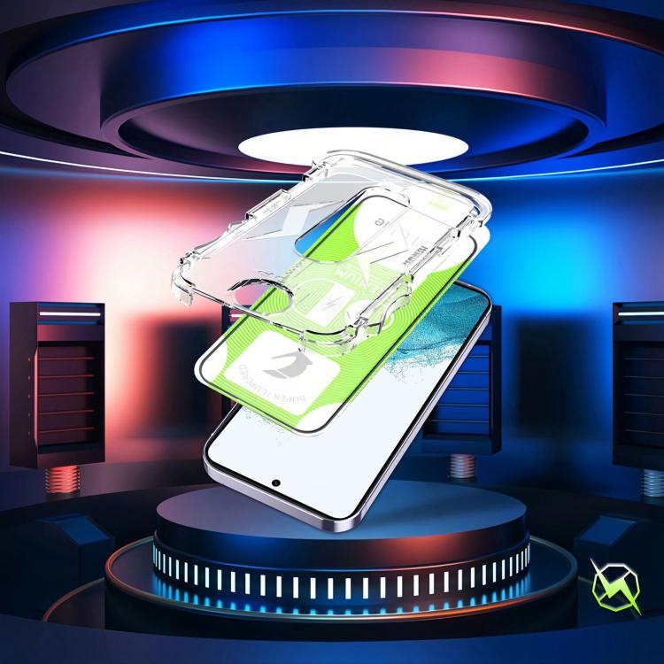 For Galaxy S22+ 5G 10pcs 5D Curved Easy Install Dust-proof Box HD Tempered Glass Film, Support Ultrasonic Unlock