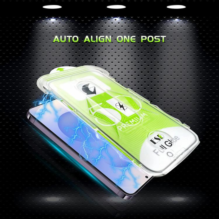For Galaxy S25+ 5G / S24+ 5G 10pcs 5D Curved Easy Install Dust-proof Box HD Tempered Glass Film, Support Ultrasonic Unlock