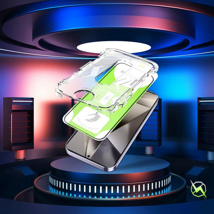 For Galaxy S24 Ultra 5G 10pcs 5D Curved Easy Install Dust-proof Box HD Tempered Glass Film, Support Ultrasonic Unlock