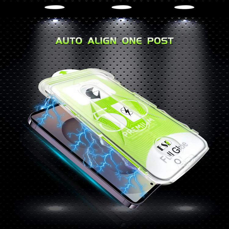 For Galaxy S25 Ultra 5G 10pcs 5D Curved Easy Install Dust-proof Box HD Tempered Glass Film, Support Ultrasonic Unlock