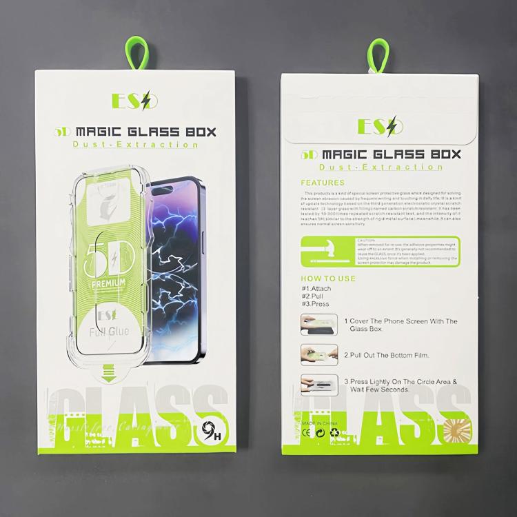 For Galaxy S26 5G 10pcs 5D Curved Easy Install Dust-proof Box HD Tempered Glass Film, Support Ultrasonic Unlock
