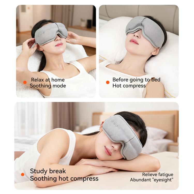 YD-790 Constant-Temperature Heat Compress Eye Massager - Grey