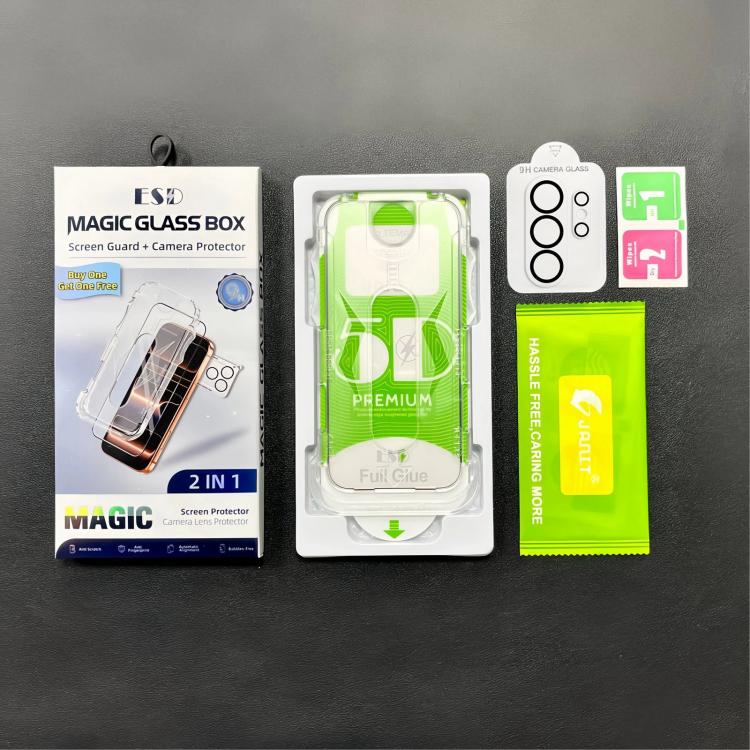 For Galaxy S26 Ultra 5G 10pcs 5D Curved Easy Install Dust-proof Box HD Tempered Glass Film with Lens Film, Support Ultrasonic Unlock
