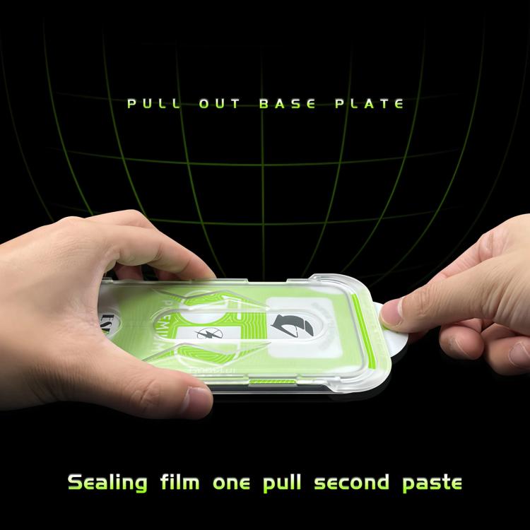 For Galaxy S24 Ultra 5G 10pcs 5D Curved Easy Install Dust-proof Box HD Tempered Glass Film with Lens Film, Support Ultrasonic Unlock