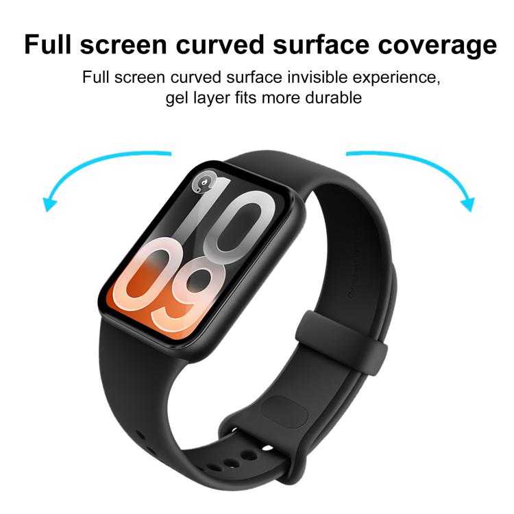 For Xiaomi Smart Band 10 Pro 2pcs xDfind Curved 3D Composite Material Soft Film Screen Protector