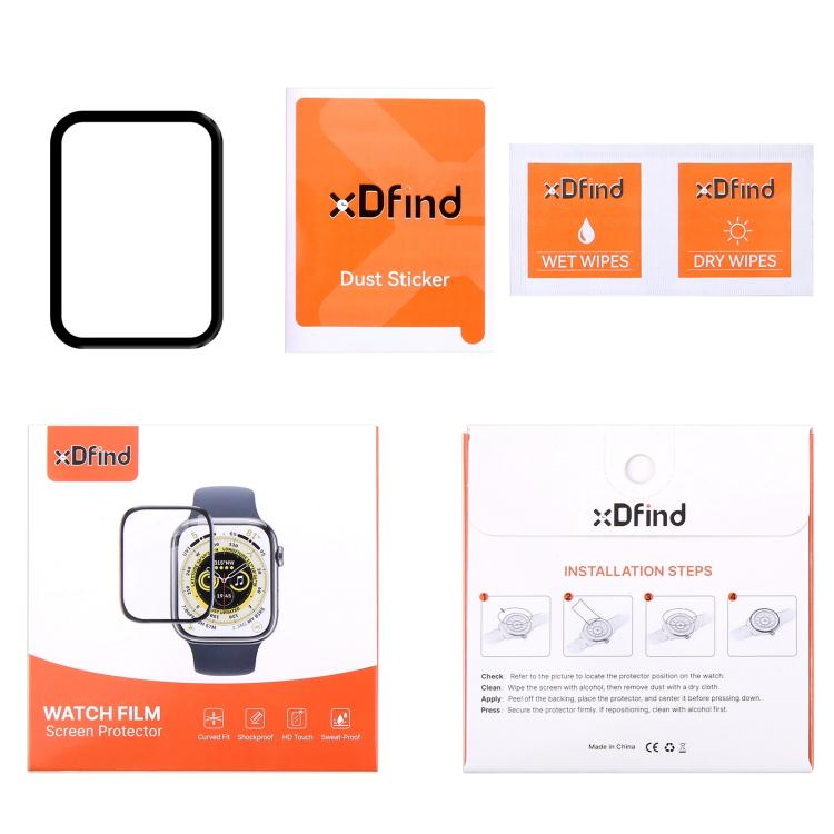 For Xiaomi Smart Band 10 Pro 2pcs xDfind Curved 3D Composite Material Soft Film Screen Protector