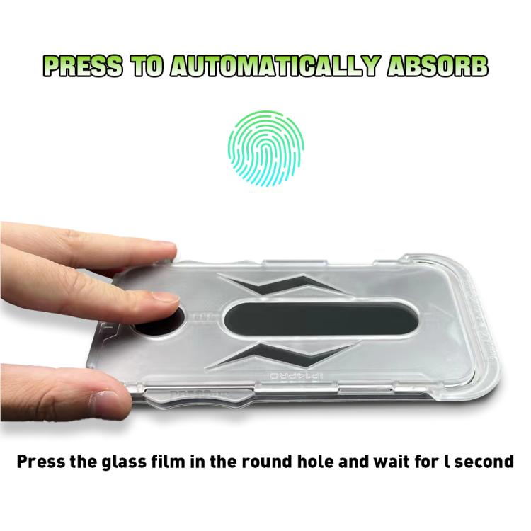 For iPhone 17 Pro Max 10pcs 5D Curved Easy Install Dust-proof Box Privacy Tempered Glass Film