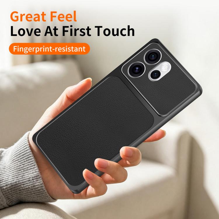 For OPPO Reno15 Pro 5G Global WANLONFENG Lambskin Texture PC TPU Phone Case with 2pcs Screen Films