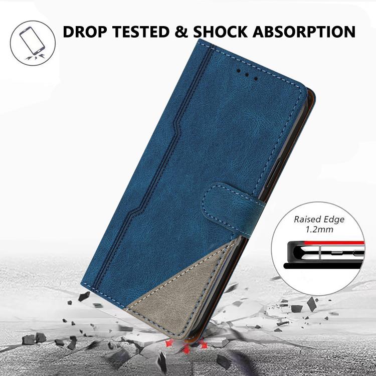 For DOOGEE Note 56 Color Matching Buckle Clasp Vegan Leather Phone Case