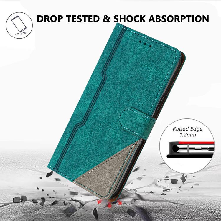 For DOOGEE Note 56 Color Matching Buckle Clasp Vegan Leather Phone Case