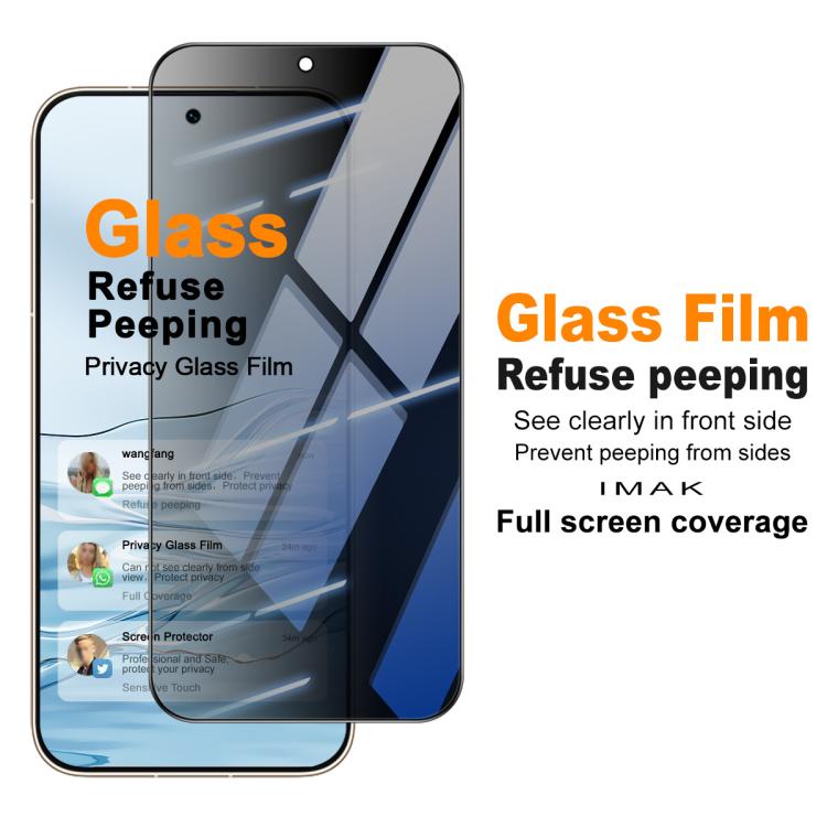 For Huawei Pura 90 Pro Max 5G imak HD Full Screen Privacy Tempered Glass Protective Film