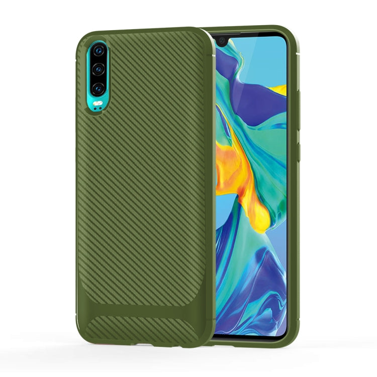 For Sony Xperia 1 II Carbon Fiber Texture Shockproof TPU Protective Case