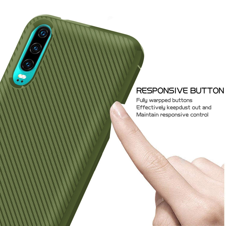 For Sony Xperia 1 II Carbon Fiber Texture Shockproof TPU Protective Case