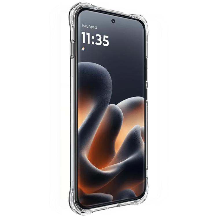 For Motorola Edge 70 Pro 5G imak Shockproof Airbag TPU Phone Case - Transparent