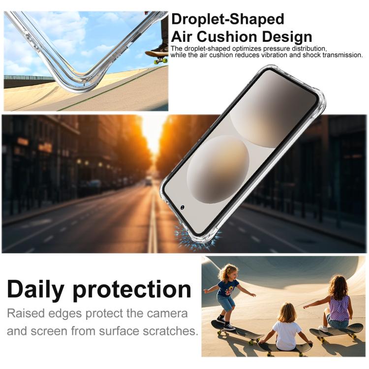 For Natural AI Phone 5G imak Shockproof Airbag TPU Phone Case - Transparent