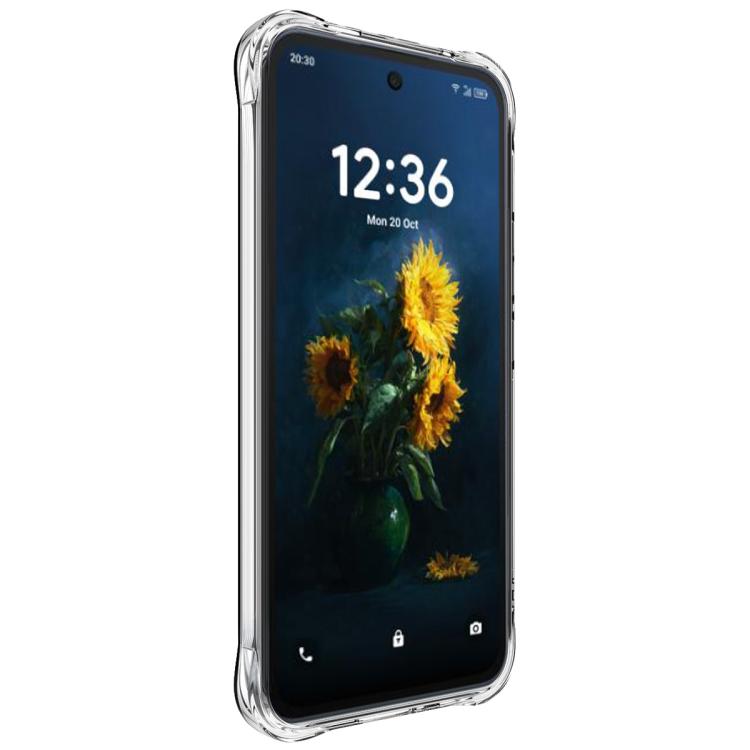 For TCL NxtPaper 70 Pro 5G imak Shockproof Airbag TPU Phone Case - Transparent