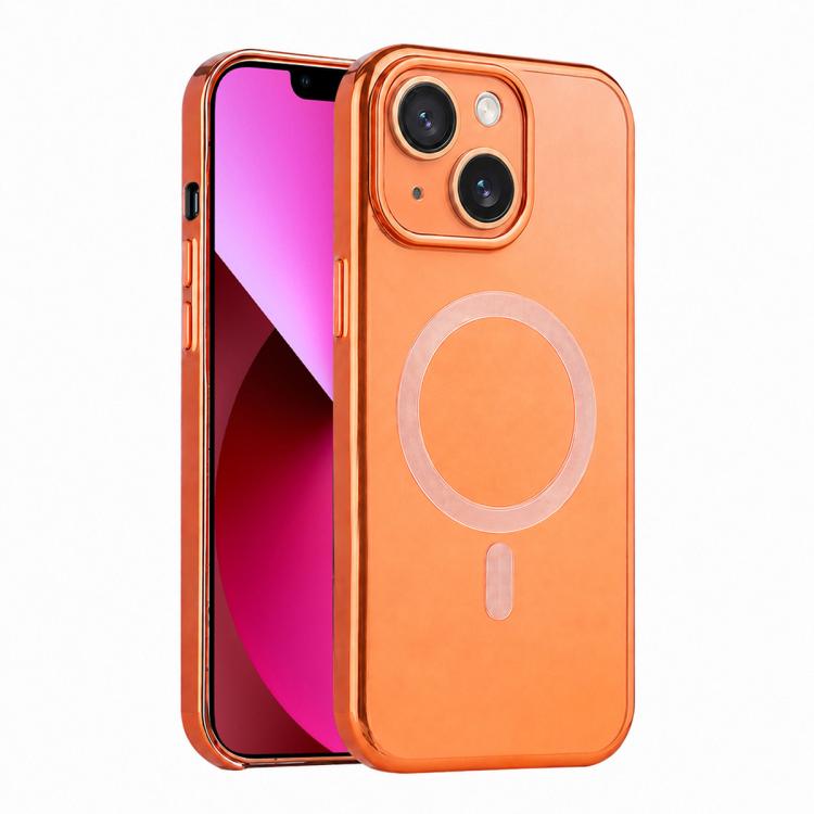 For iPhone 13 Flowing Gold Phantom Magnetic Shockproof Phone Case