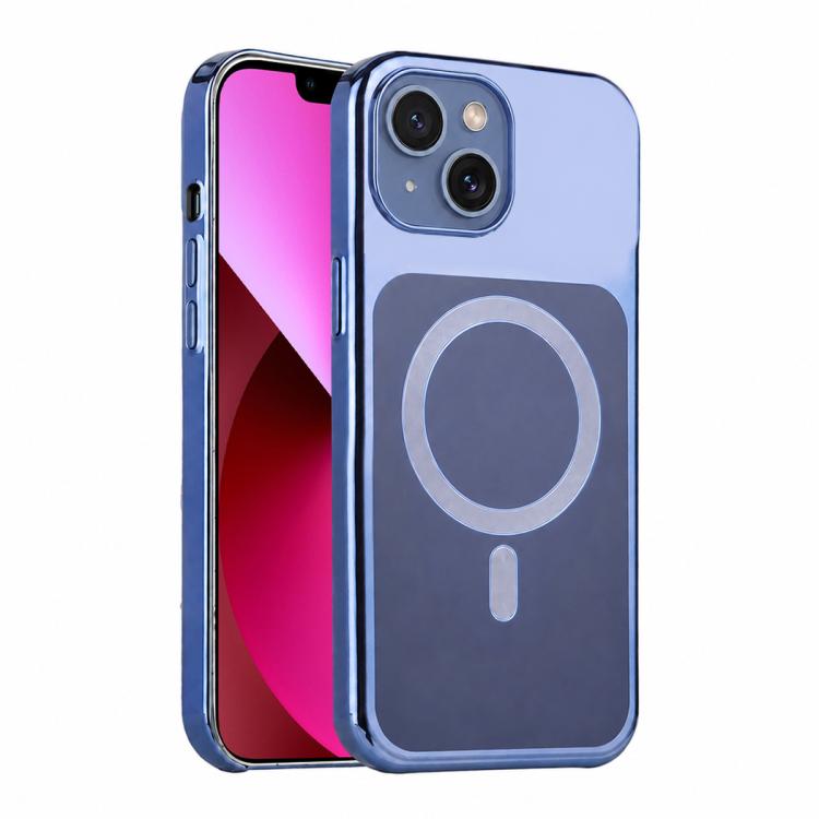 For iPhone 13 Flowing Gold Phantom Magnetic Shockproof Phone Case