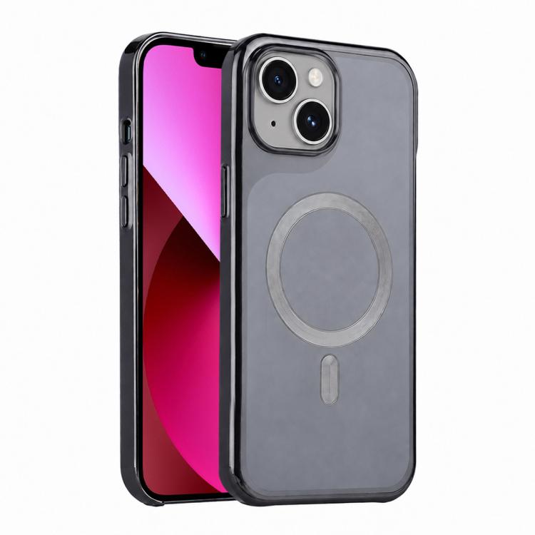 For iPhone 13 Flowing Gold Phantom Magnetic Shockproof Phone Case