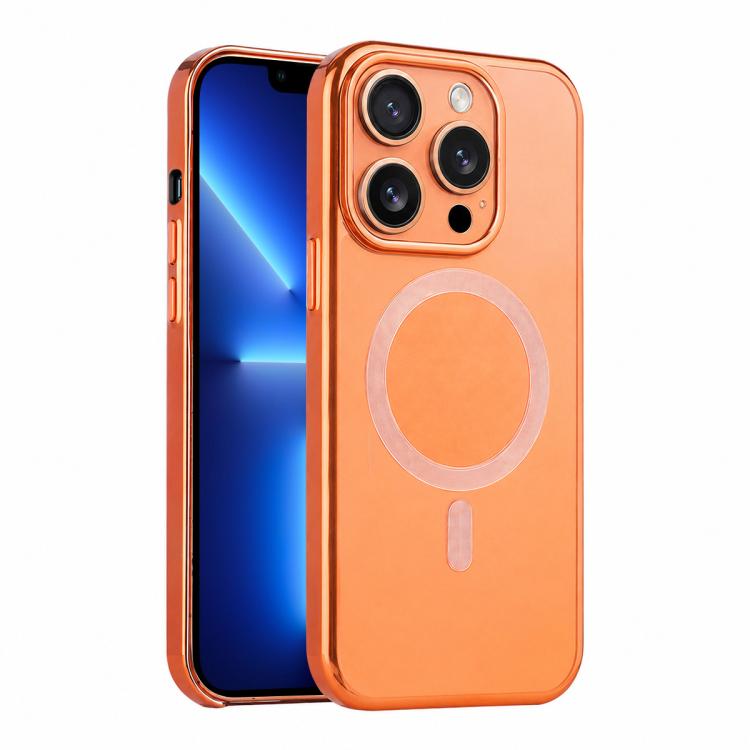 For iPhone 13 Pro Max Flowing Gold Phantom Magnetic Shockproof Phone Case