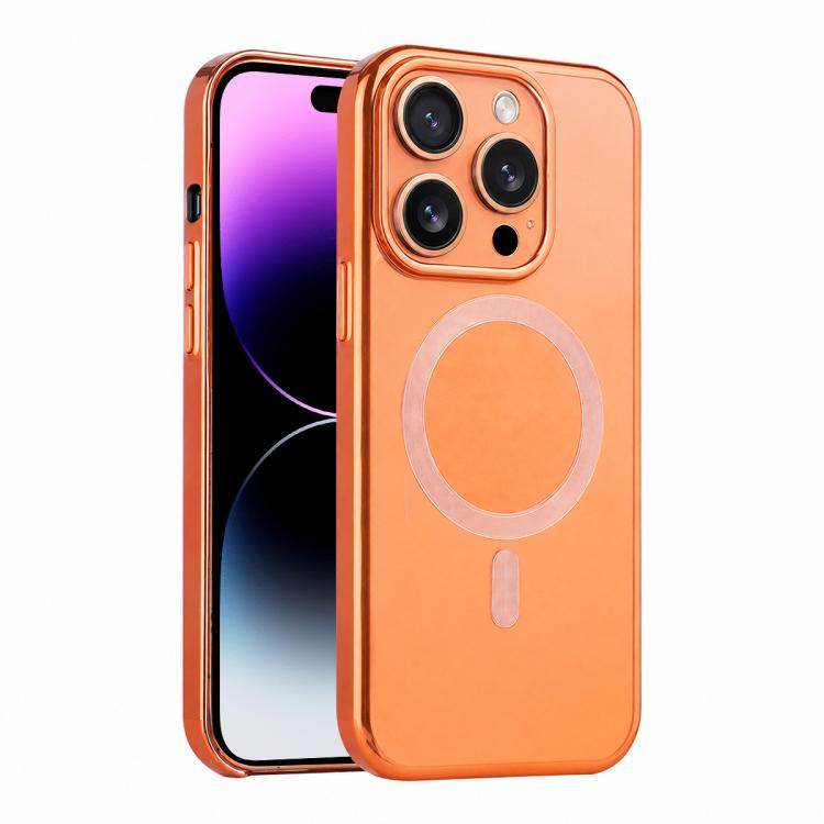 For iPhone 14 Pro Flowing Gold Phantom Magnetic Shockproof Phone Case