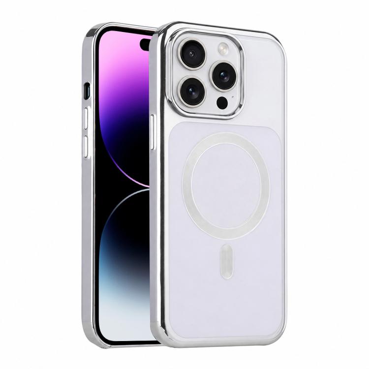 For iPhone 14 Pro Max Flowing Gold Phantom Magnetic Shockproof Phone Case