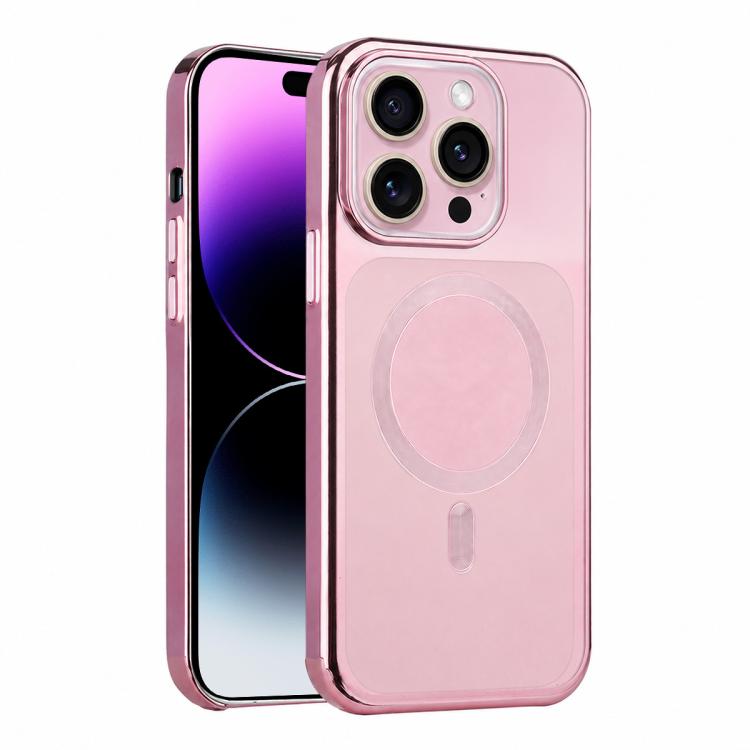 For iPhone 14 Pro Max Flowing Gold Phantom Magnetic Shockproof Phone Case