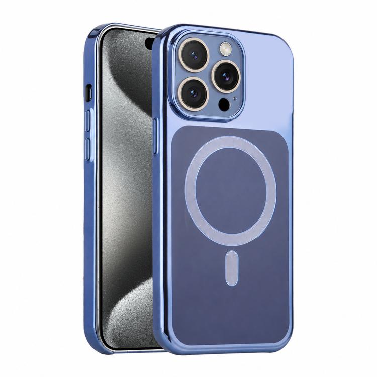 For iPhone 15 Pro Flowing Gold Phantom Magnetic Shockproof Phone Case