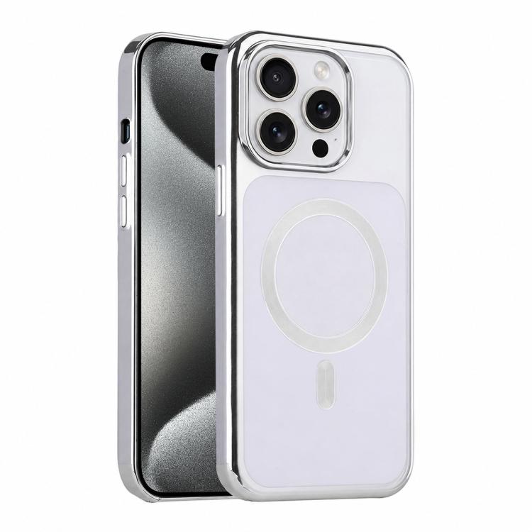 For iPhone 15 Pro Flowing Gold Phantom Magnetic Shockproof Phone Case