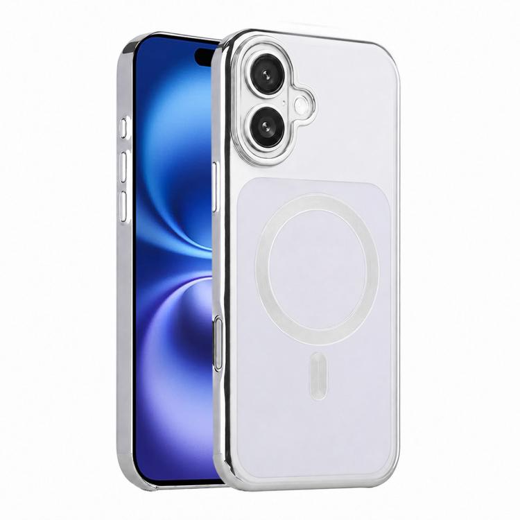 For iPhone 16 Flowing Gold Phantom Magnetic Shockproof Phone Case